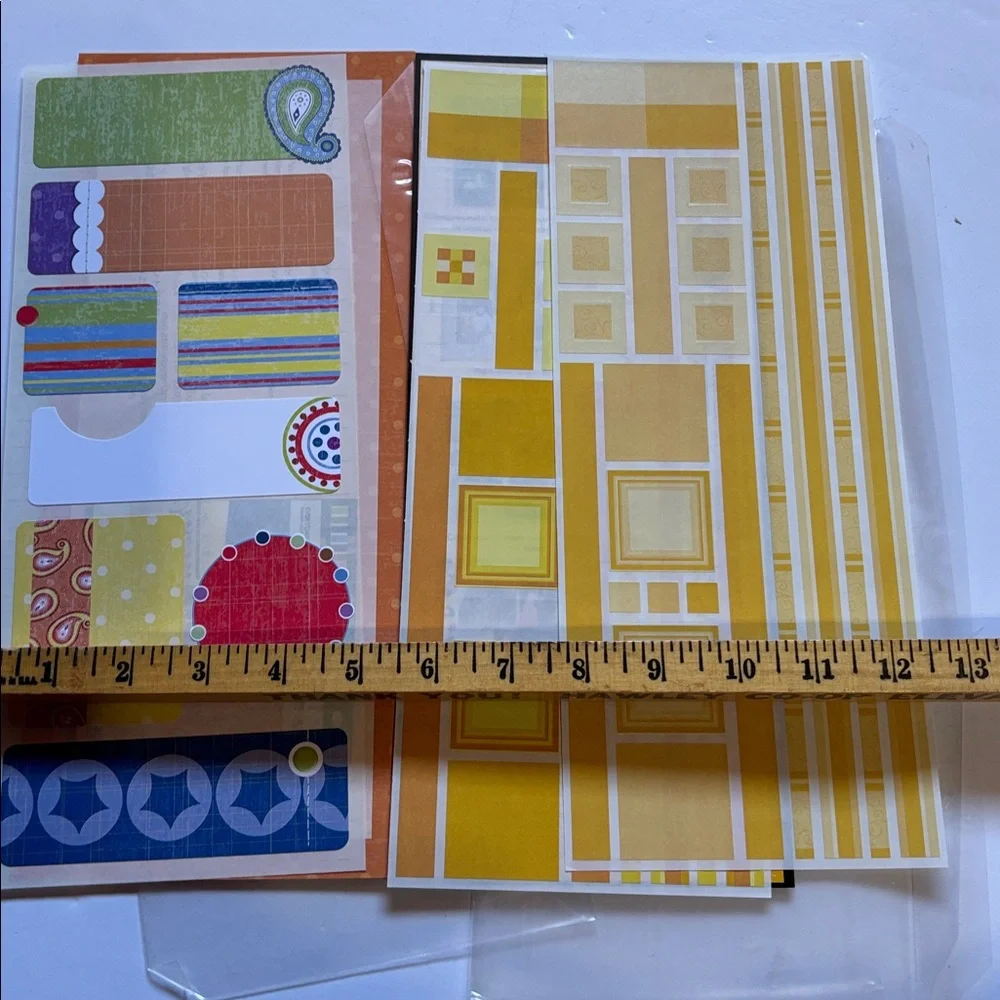 Jumbo Great Lengths Stickers in Orange and Yellow